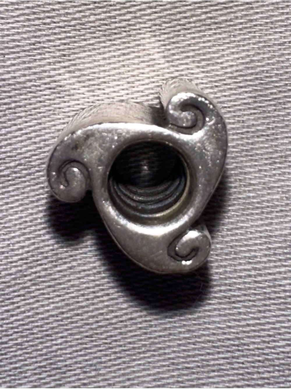 Pandora Original- First Edition Silver Swirl Charm with “Best Friends” Engraved